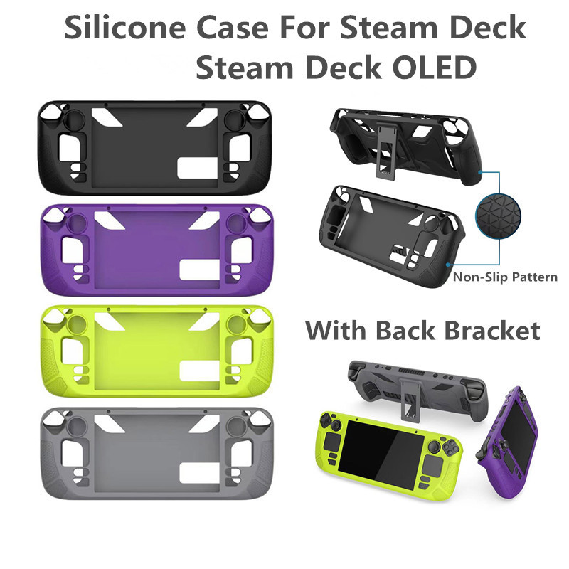 Gaming Console Steam Deck - Funda de silicona para consola de