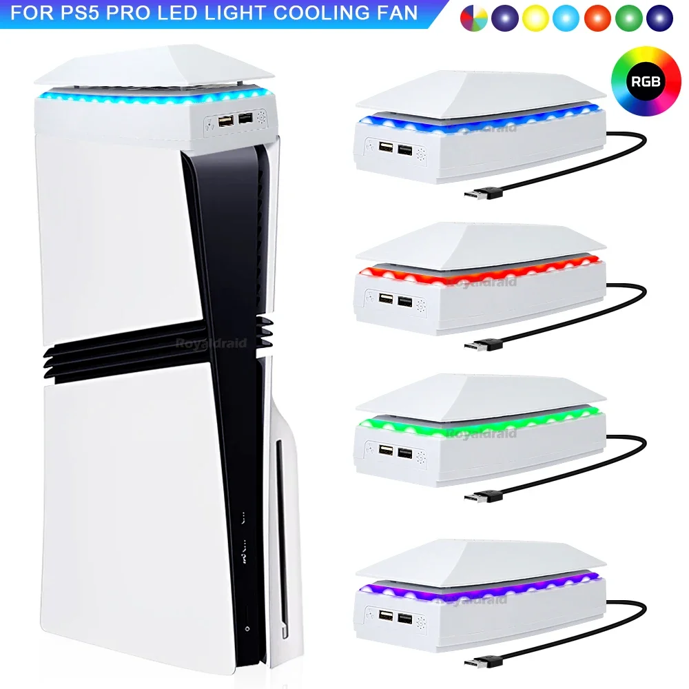 Gaming Console Setup - Ventilador de Refrigeración Superior para PS5