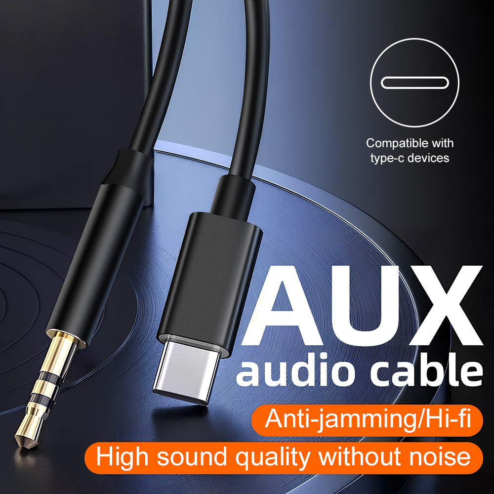 Gaming Console Brands - Cable de Audio AUX Tipo-C a