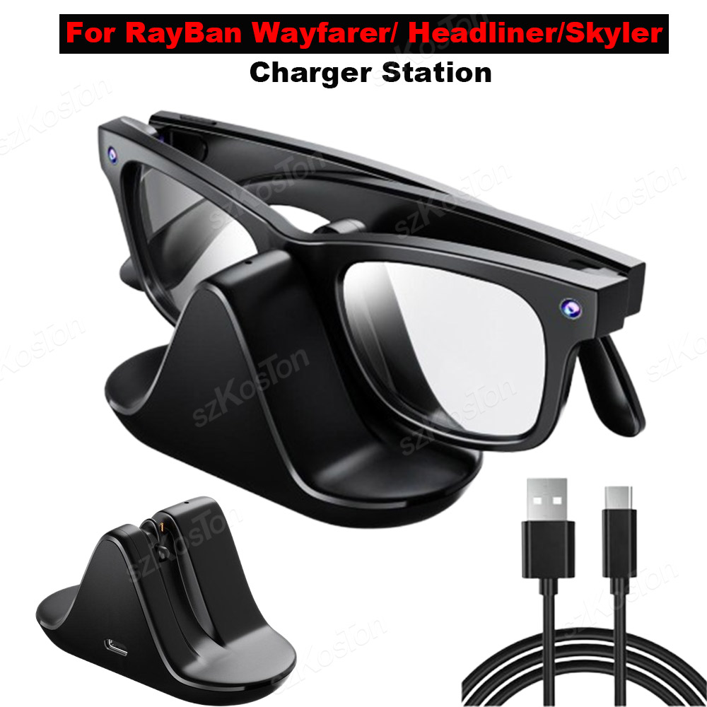 Controller Charging Dock - Para Ray-Ban Meta Wayfarer/Headliner/Skyler estación de