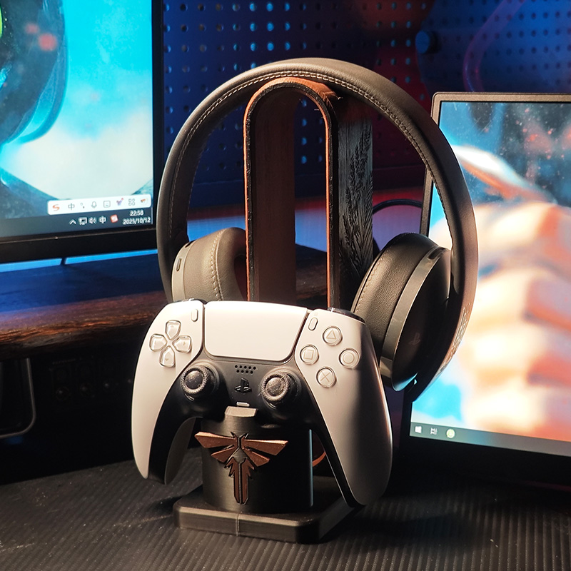 Gaming Console Setup - Soporte para auriculares con mango, colgador