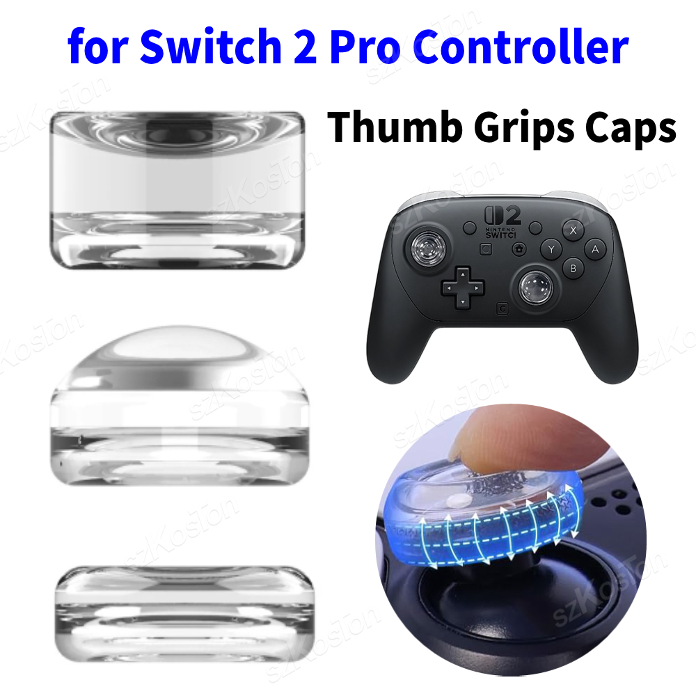 Thumb Grip Joystick - Tapas transparentes para empuñaduras de pulgar