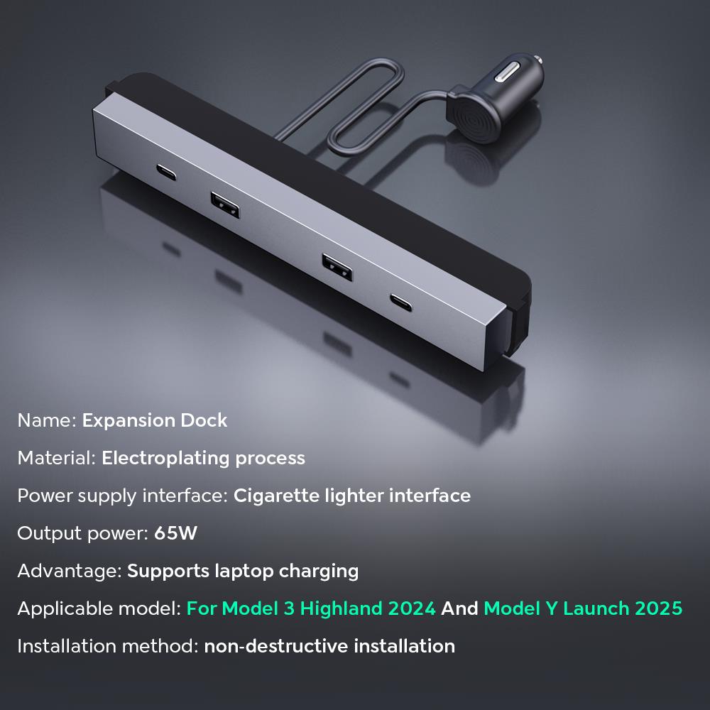 Controller Charging Dock - Para Tesla Model 3 Highland 2024
