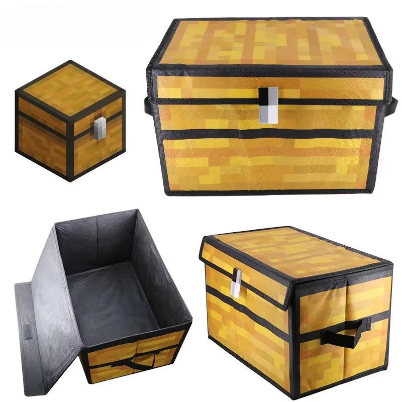 Gaming Console With Minecraft - Caja de almacenamiento de pecho MineCraftion,
