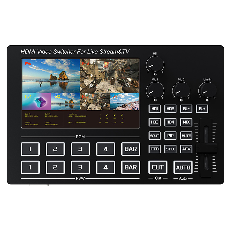 Gaming Console Video - Mezclador de Video HDMI de 4