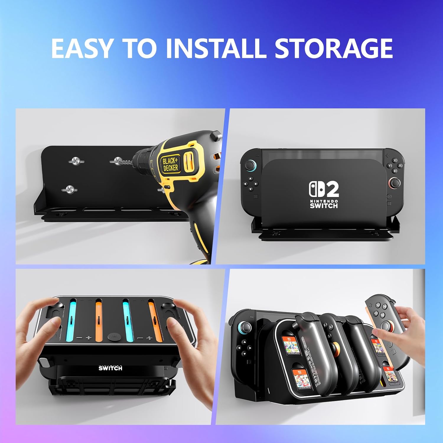 Base de carga de montaje en pa - Gaming Console Station reseña y precio