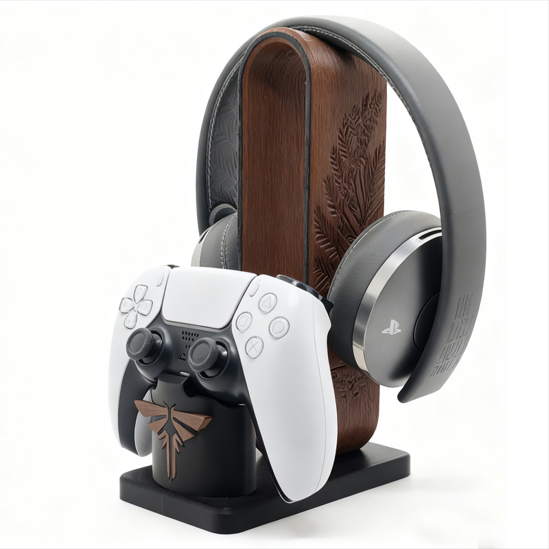 Soporte para auriculares con m - Gaming Console Setup reseña y precio
