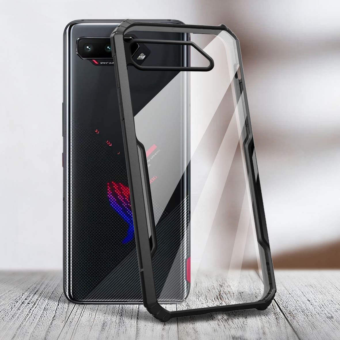 Para ROG Phone 5 funda negra a - Gaming Console Mobile reseña y precio
