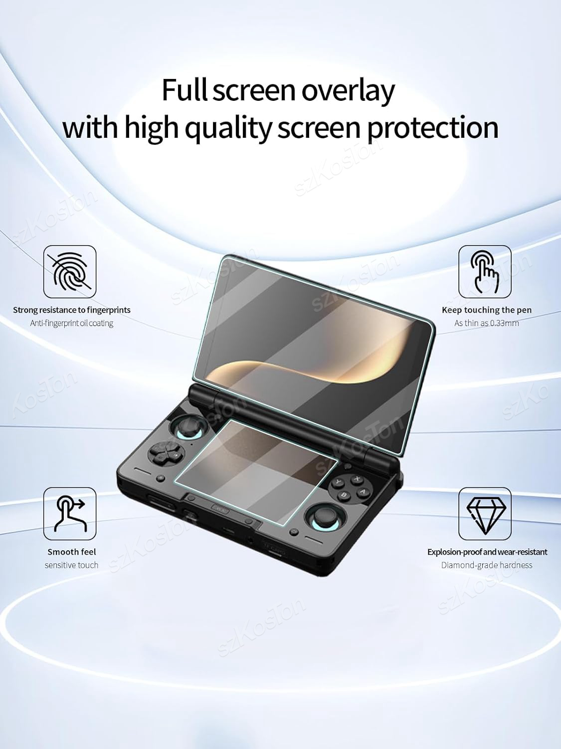 Protector de pantalla de vidri - Gaming Console Setup reseña y precio