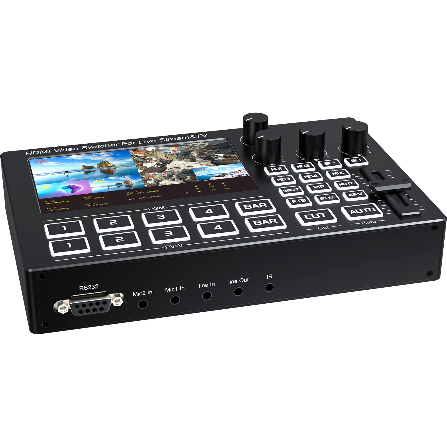 Mezclador de Video HDMI de 4 C - Gaming Console Video reseña y precio