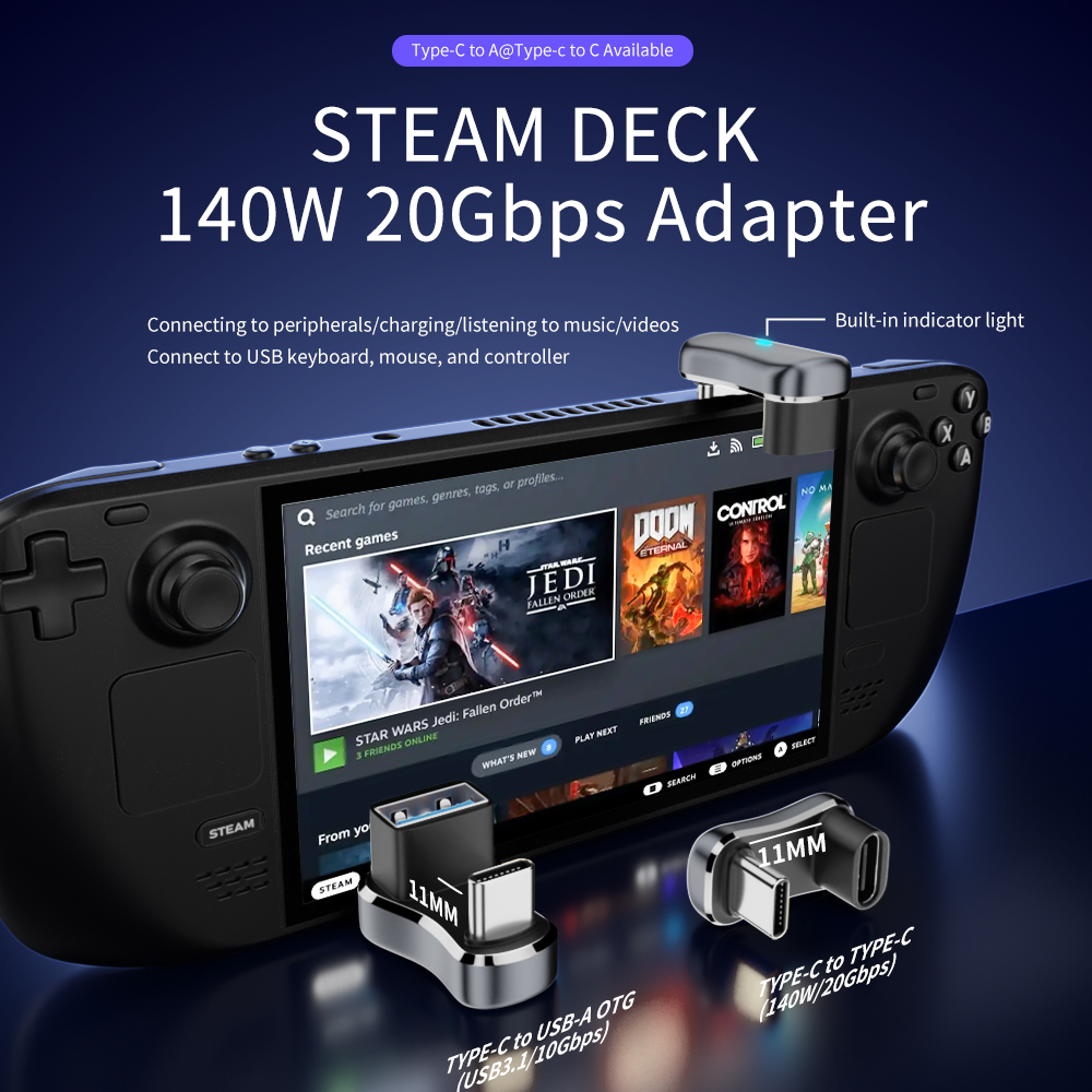 Adaptador de consola de juegos - Gaming Console Steam Deck reseña y precio