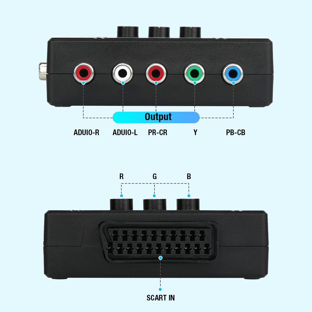 Convertidor de componentes RGB - Gaming Console Video reseña y precio